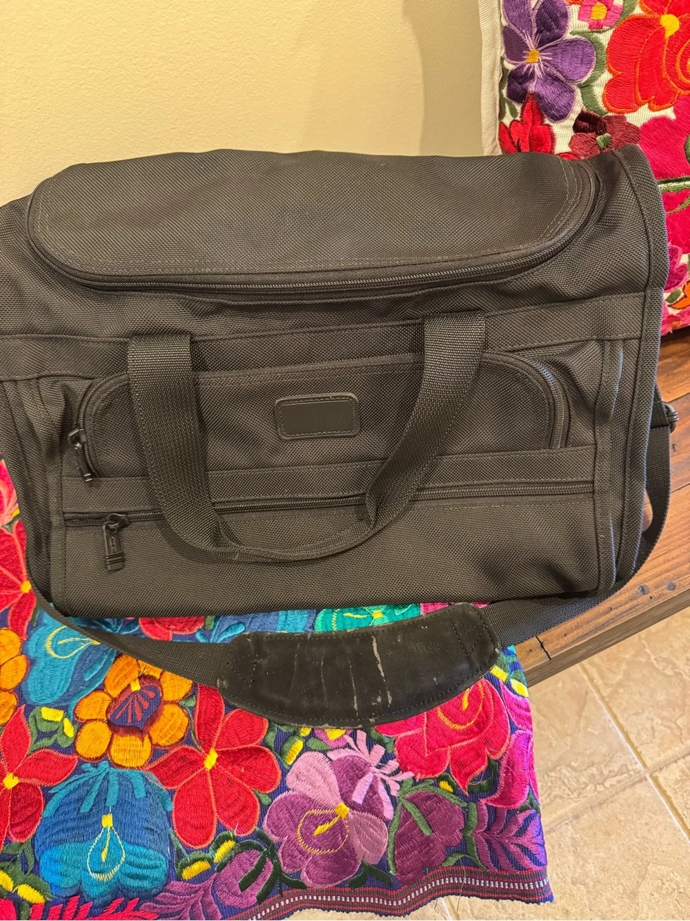 Tumi Black Men's / Women’s Duffel Bag with Dual Handles